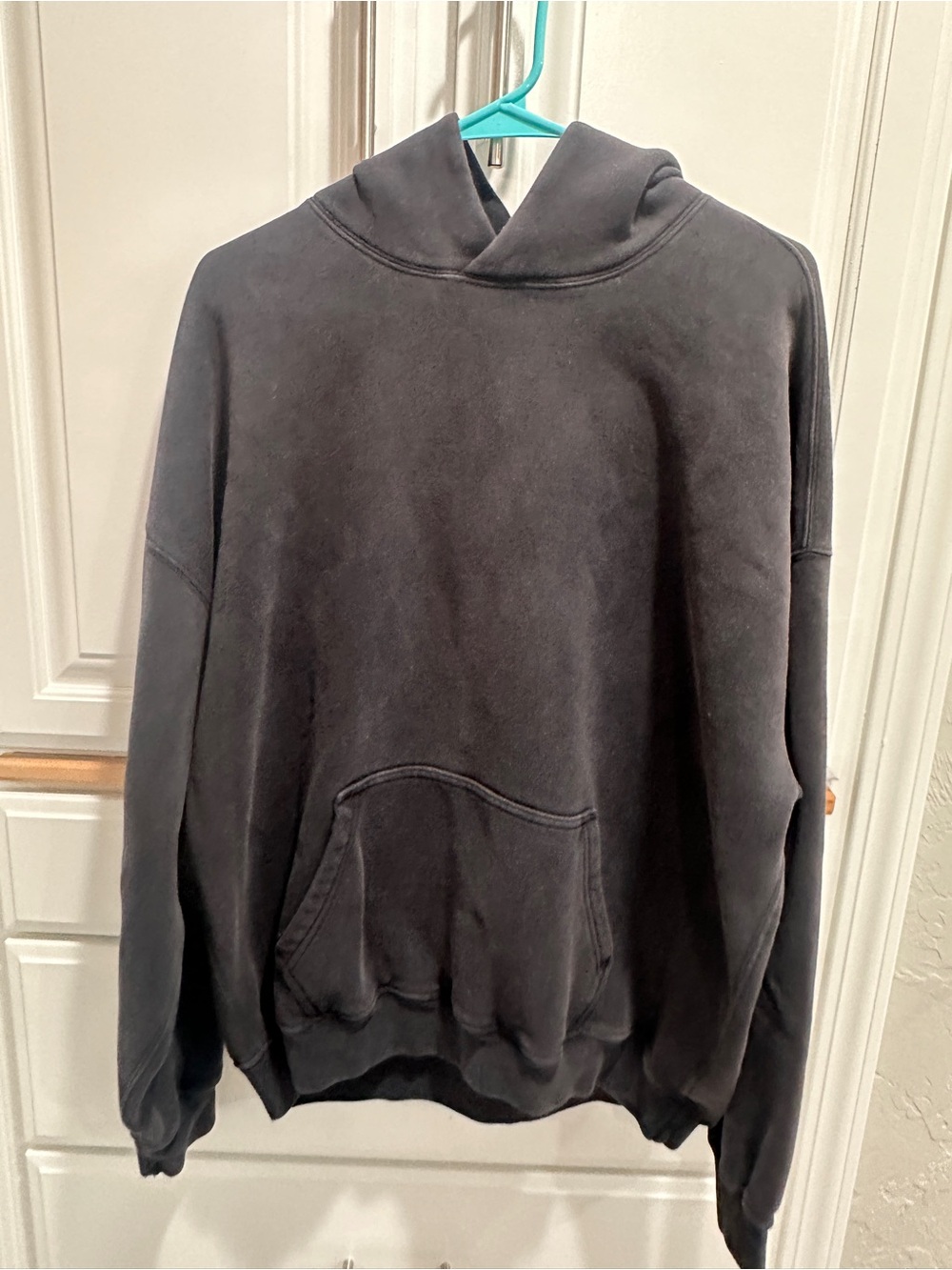 Abercrombie & Fitch Soft A&F Essentials Faded Black Hoodie - Size L